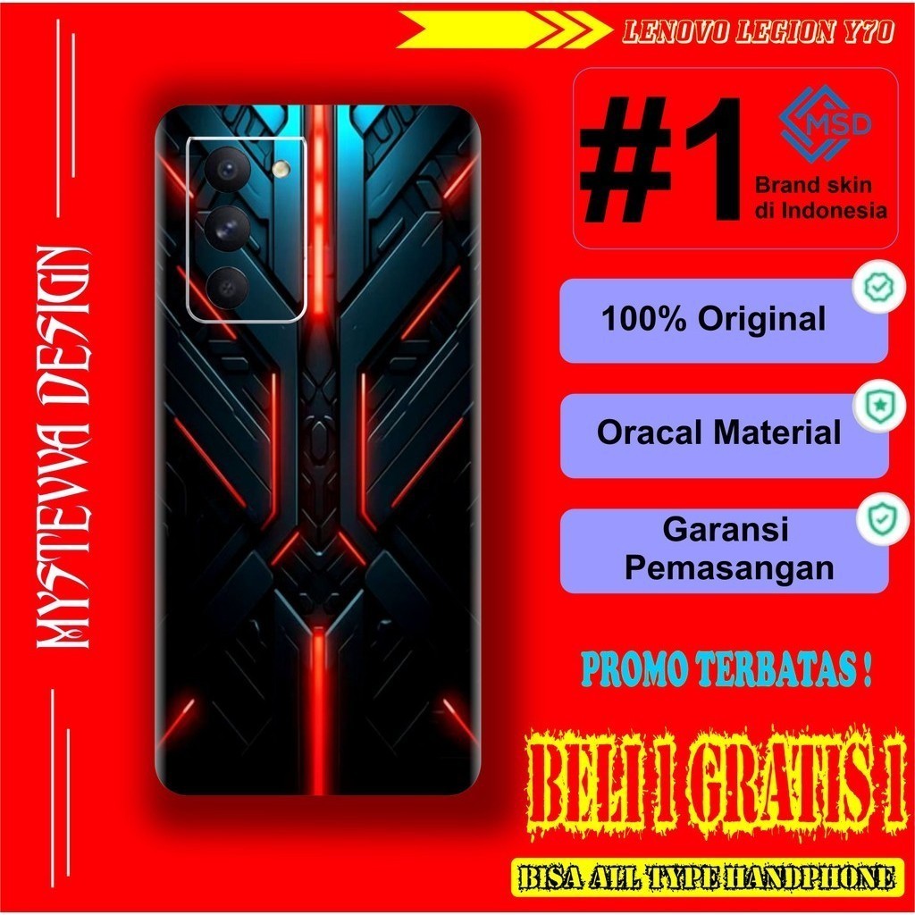Garskin Skin LENOVO LEGION Y70 Fullbody - Bisa Custom