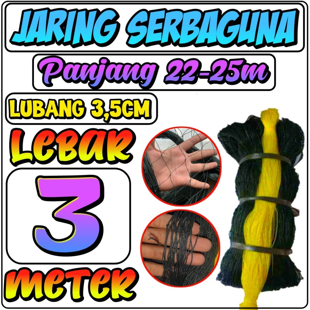 Jaring Pagar Jaring Pagar Ayam 3m x 22-25Meter Jaring Pagar Ayam