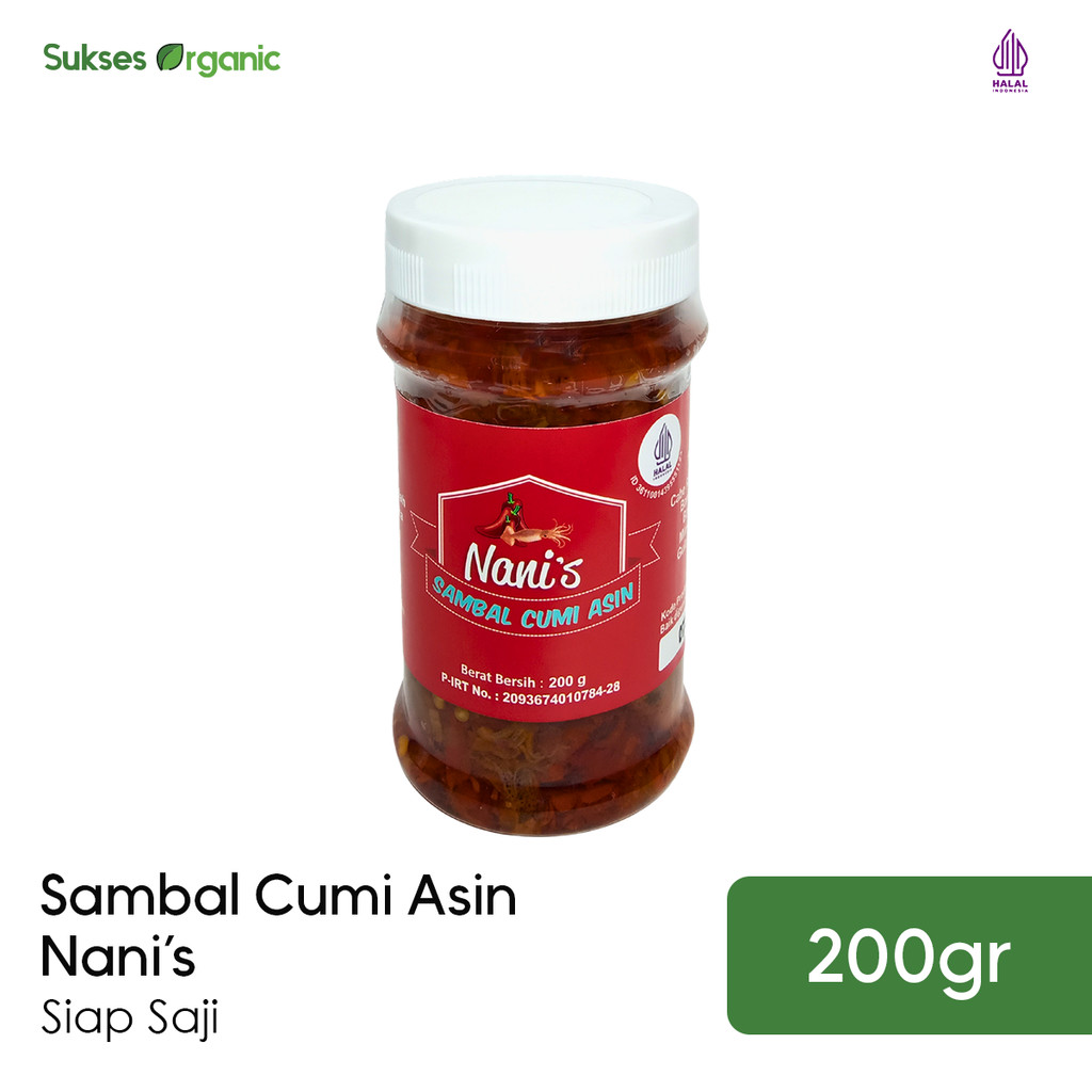 

Sambal Cumi Asin 200gr Nani's