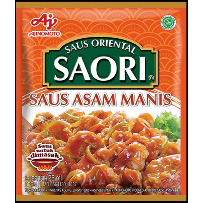 

Ajinomoto Saus Asam Manis Saori 25ml - AMR