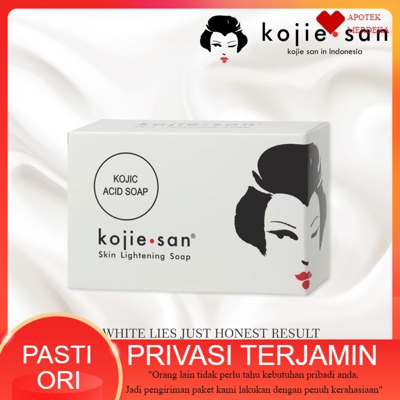 KOJIE•SAN Kojic Acid Soap 65gr / KOJIE SAN Kojic Acid Soap Skin Lightening BPOM (Sabun Kojie San) ko
