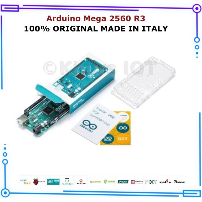 JS99 Arduino Mega 2560 Rev3 / Mega2560 R3 A000067 - Original Made In Italy