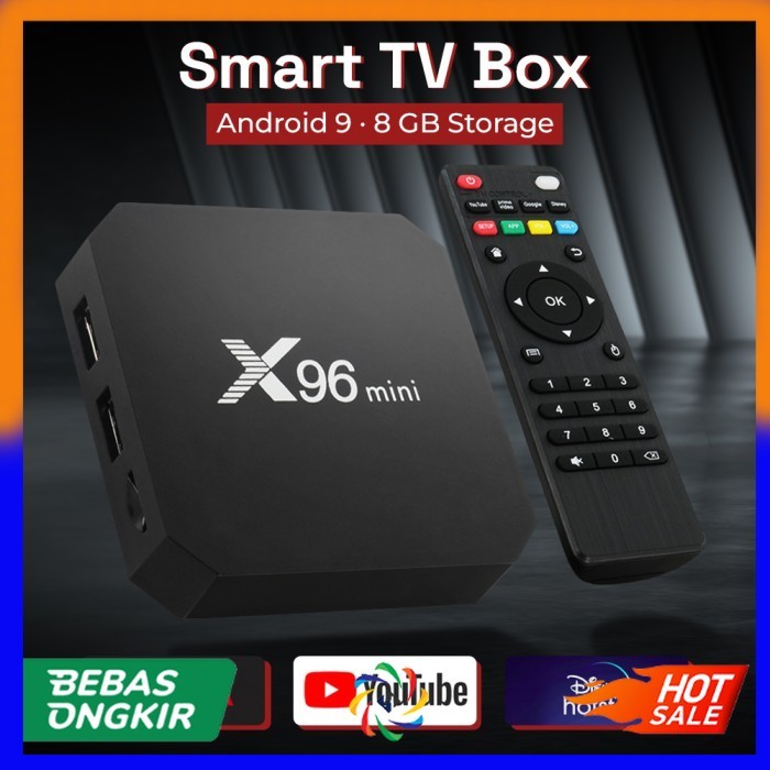 X96 Mini Smart TV Box Android 9 DDR3 / 1GB / 8GB