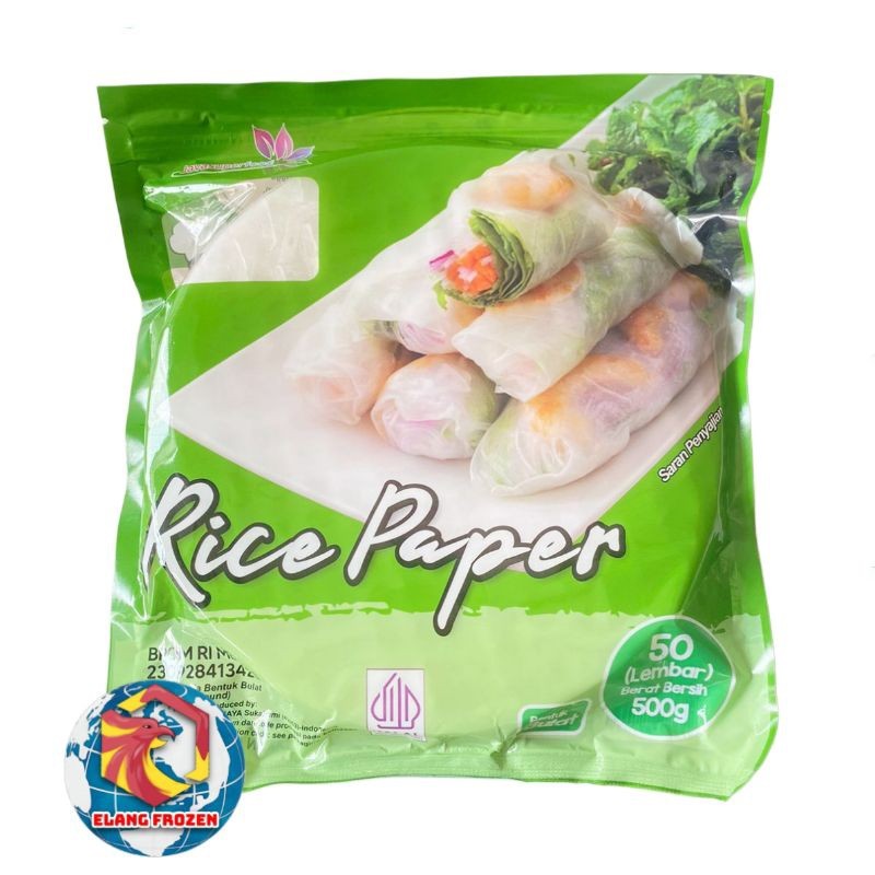 

Rice Paper Round Bulat Java Super Food | Kulit Lumpia Bulat isi 50 lembar 500gr