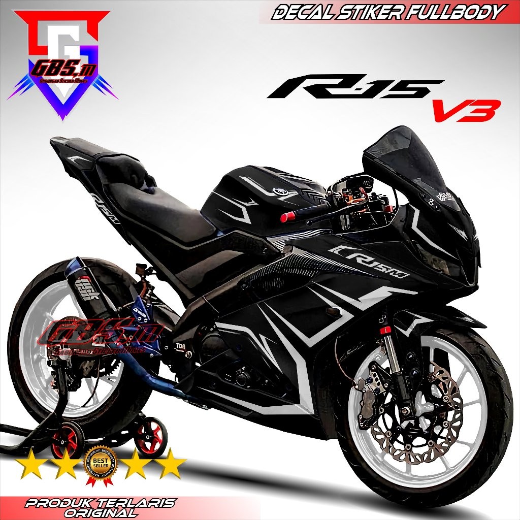 Decal R15 V3 Stiker Decal Motor R15 V3 Stiker Motor R15 V3 Full Body Motif List lilac