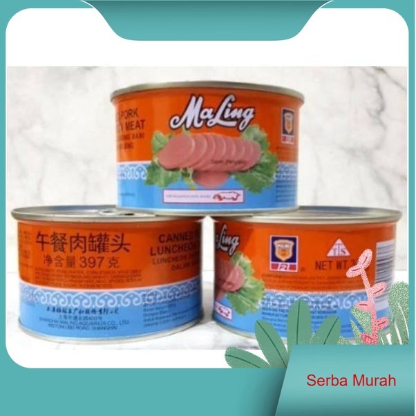 

Ma Ling TTS Luncheon Pork Meat [170gr] - Daging Babi Ham Maling