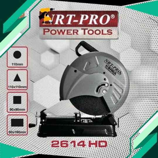 CUT OFF / MESIN POTONG BESI 14"+ BATU POTONG 2614 HD NRT-PRO