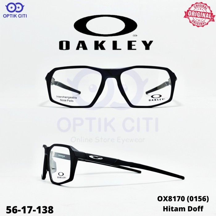 Frame Kacamata Pria Original Oakley Tensile OX 8170 - Satin Black