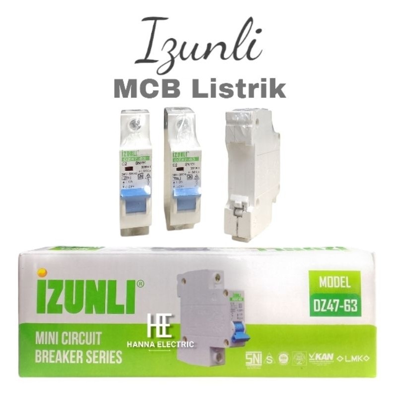 Morgen MCB Biru Izunli Morgen MCB Listrik 2A/4A/6A/10A/16A