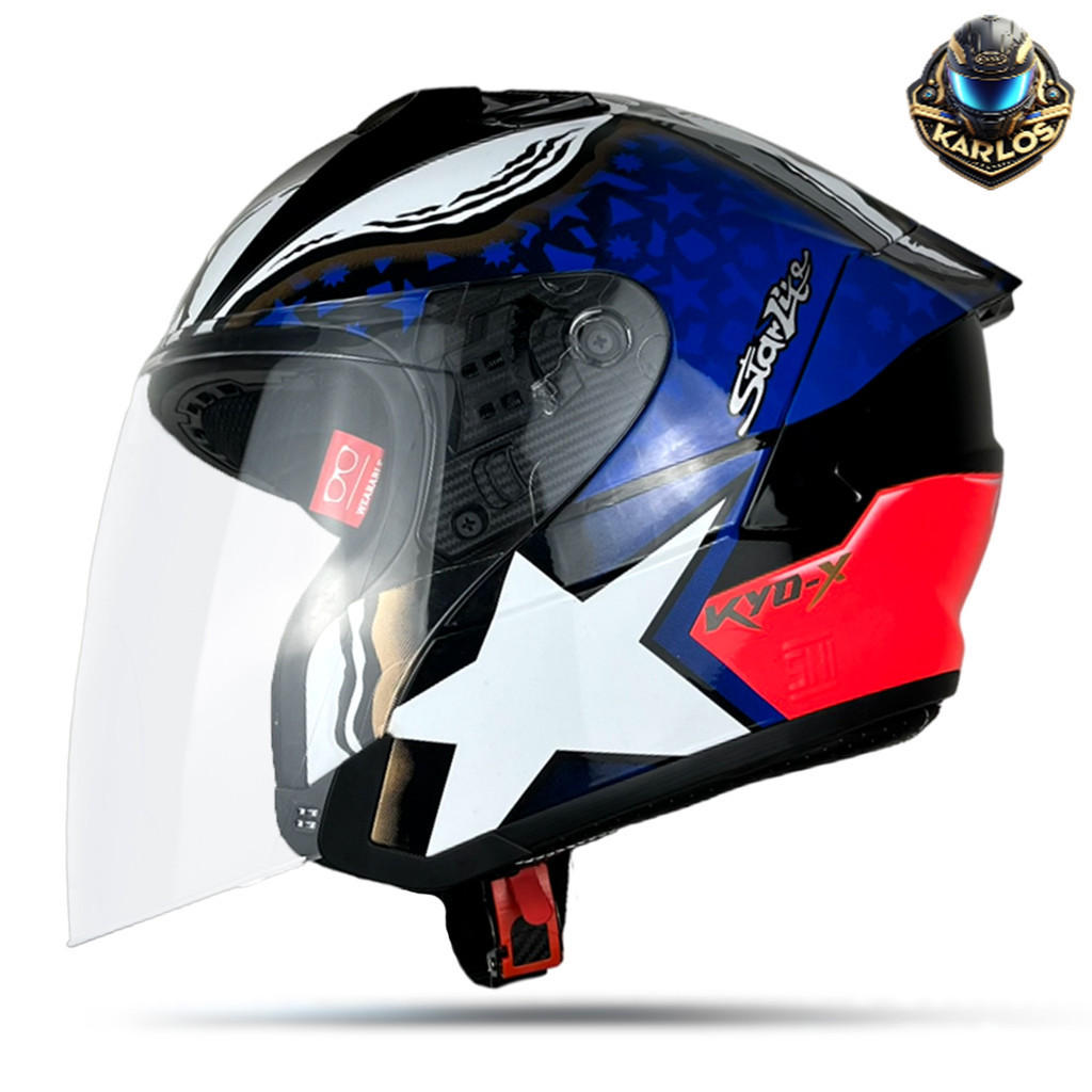 Helm Half Face JPN KYO X Motif Sparrow Original Premium Standart SNI