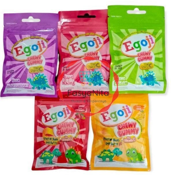 

EGOJI CHEWY GUMMY 25GR PERMEN - Fasyanita Denpasar