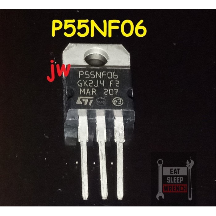 IC MOSFET STP55NF06 P55NF06 55NF06 55N06 50A 60V Transistor berkualitas