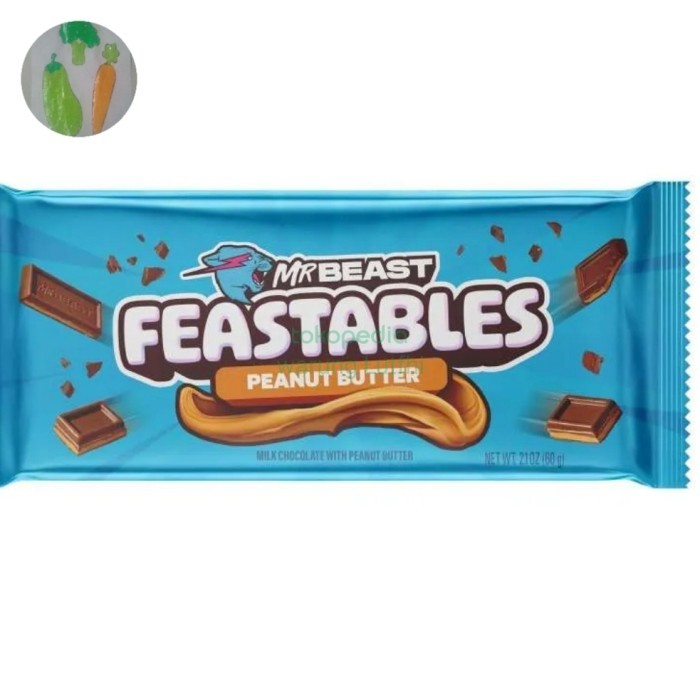 

Feastables Mr Beast Peanut butter Chocolate 2,10oz