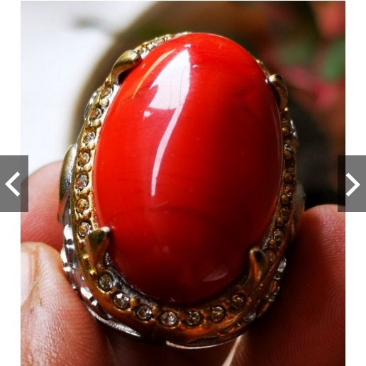 Batu akik Red marjan jumbo