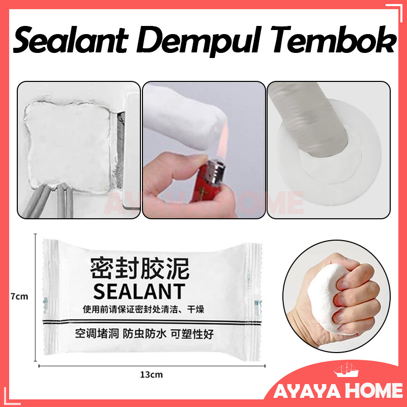 Sealant Anti Air Dan Bocor/Segel Dempul Padat Ajaib/Sealant Dempul Tembok
