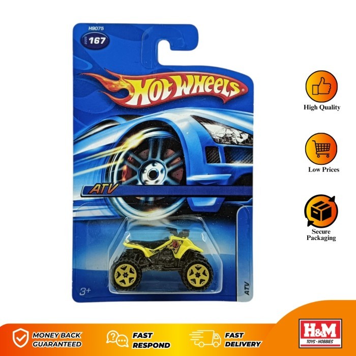 Hot Wheels ATV Kuning - Hot Wheels jadul - XG5