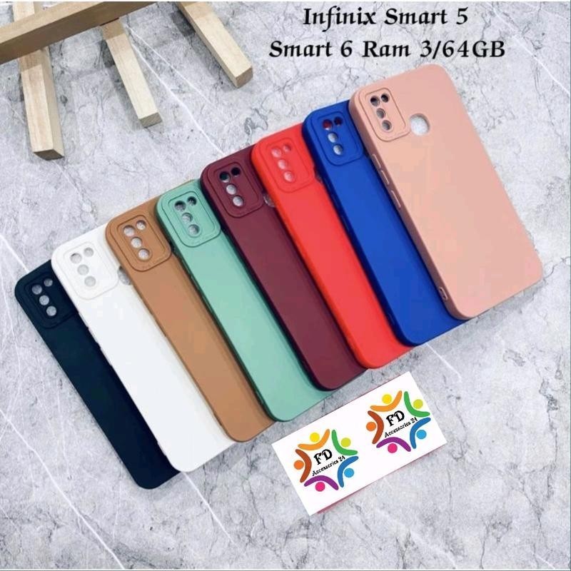 SoftCase Macaron Untuk Hp Infinix Smart 5 Smart 6 Ram 3/64 GB Tpu Procamera