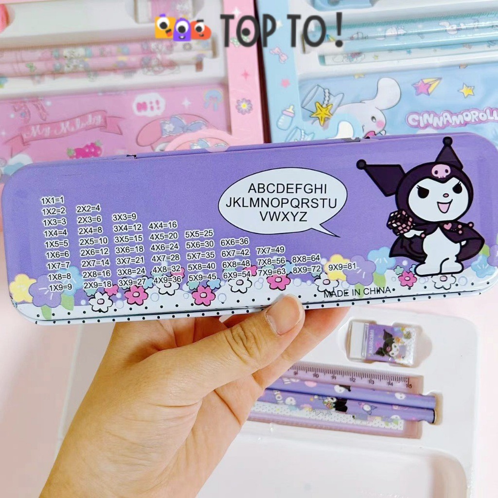 

Paket Kotak Pensil Alat Tulis 9 In1 / Alat Tulis Set Karakter Sanrio / Stationery Set Lucu Hadiah