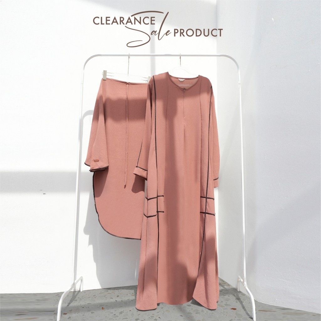 Lozy Hijab - [Defect Sale] Haniya Abaya Set (Gamis Abaya Set Umroh)