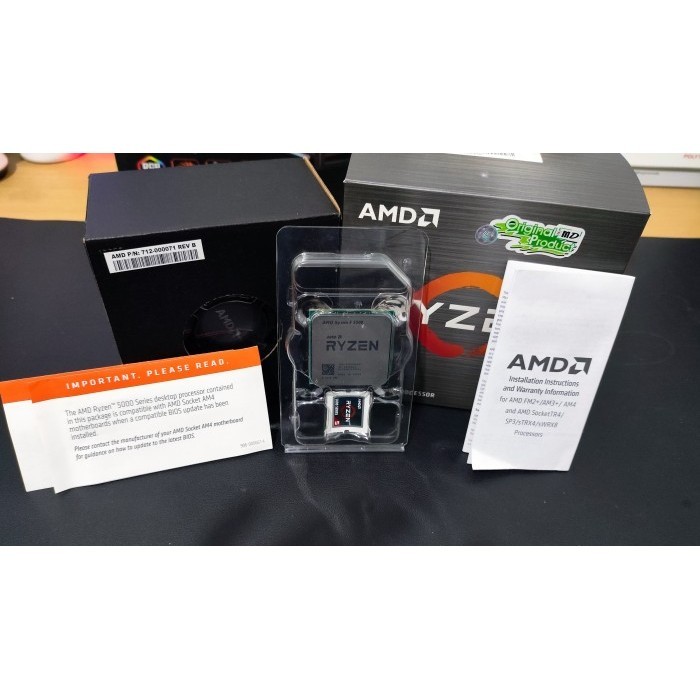 [SECOND] Processor / Procie / CPU / AMD socket AM4 Ryzen 5 5500 6 Core 12 Thread, 4,2 GHz Max Boost,