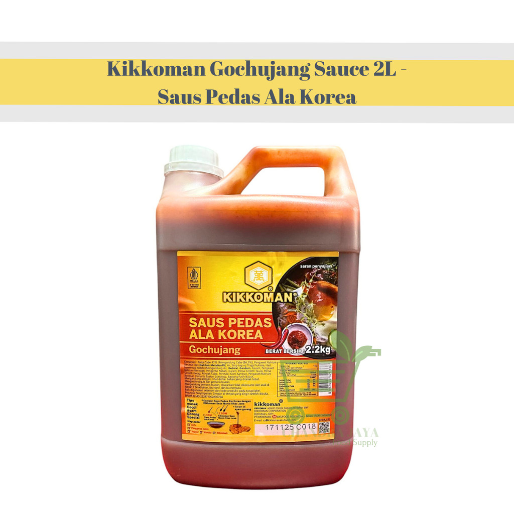

Kikkoman Gochujang Sauce 2L - Saus Pedas Ala Korea