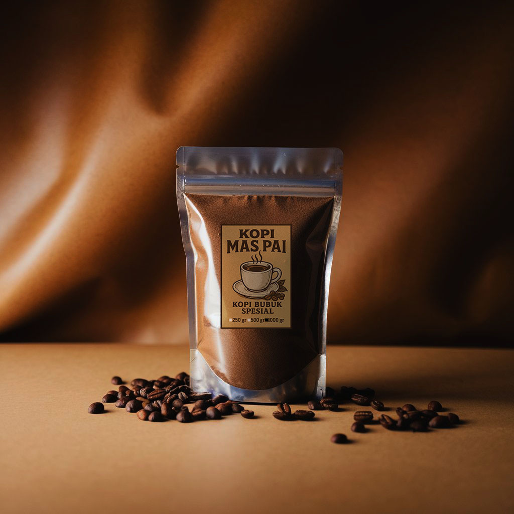 

Kopi bubuk Halus Spesial 500gr SIGNATURE by KOPI MAS PAI