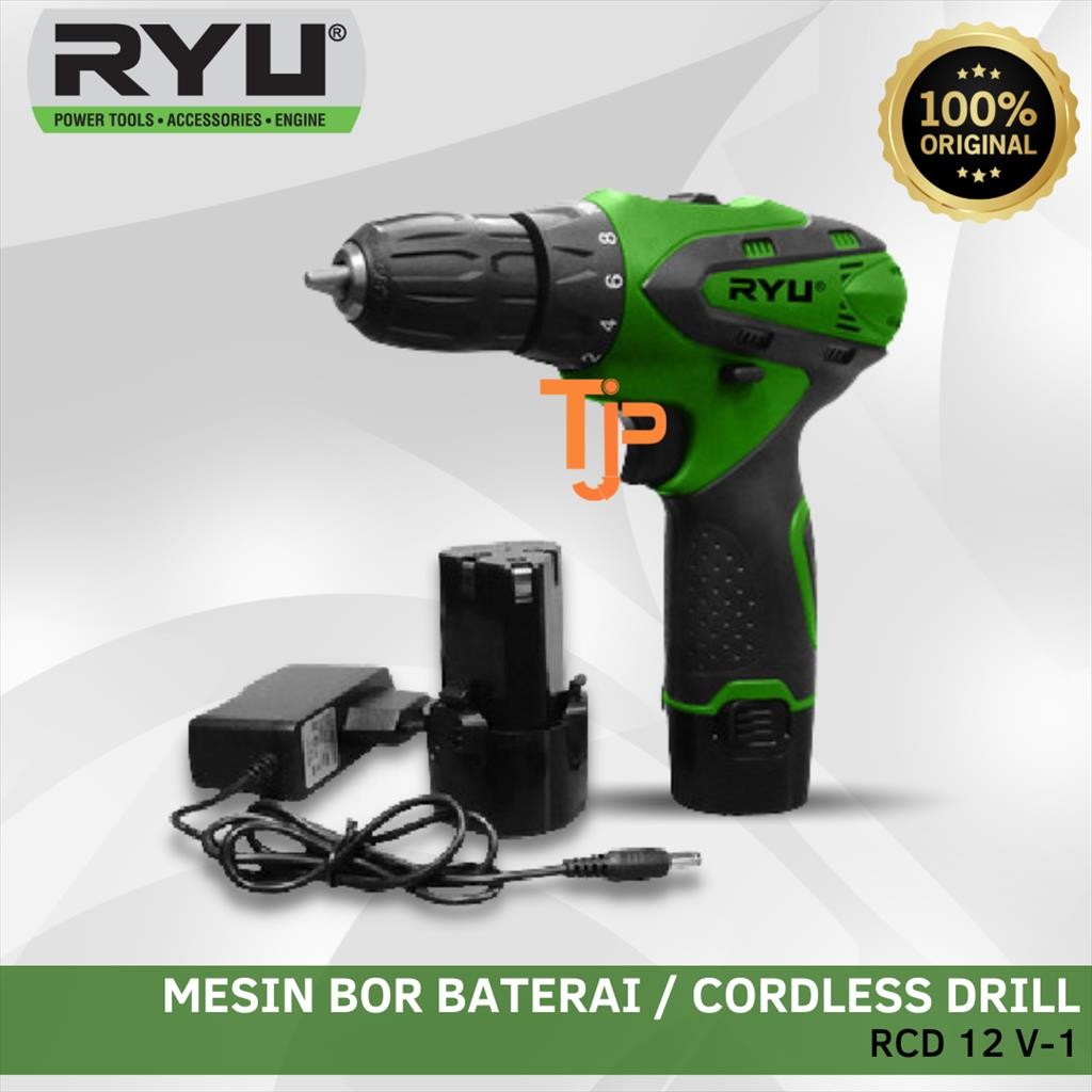 RYU Mesin Bor Baterai RCD  12V-1 / Cordless Drill (Unit Only)