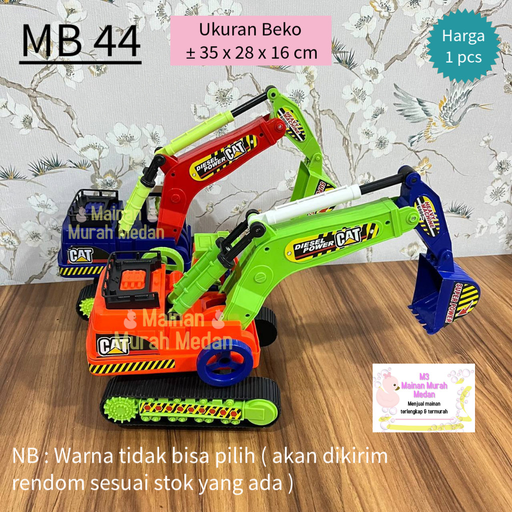 Mainan Murah Medan - Mainan Truck Exvacator / Mainan Truk Beko / Mainan Beko Jumbo / Truck Beko Jumb