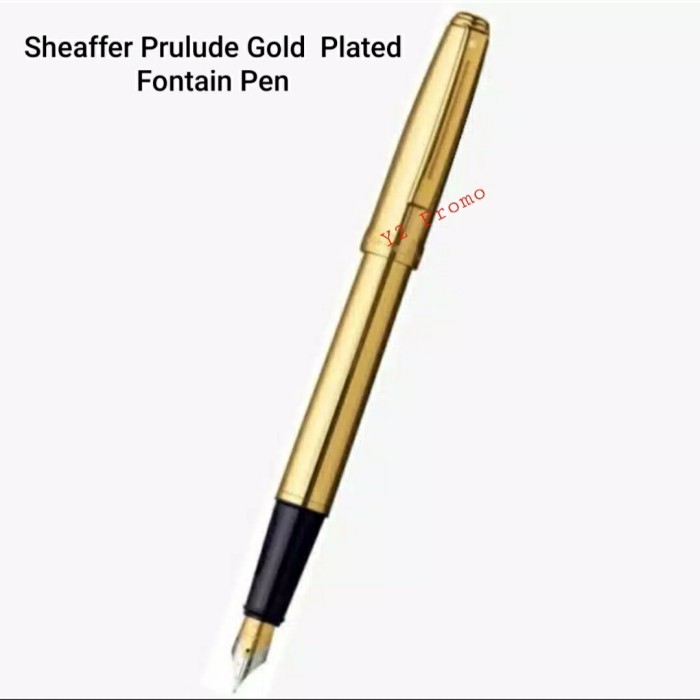 

[Promo]-BEST SELLER Sheaffer Prelude Gold Plated Fountain Pen