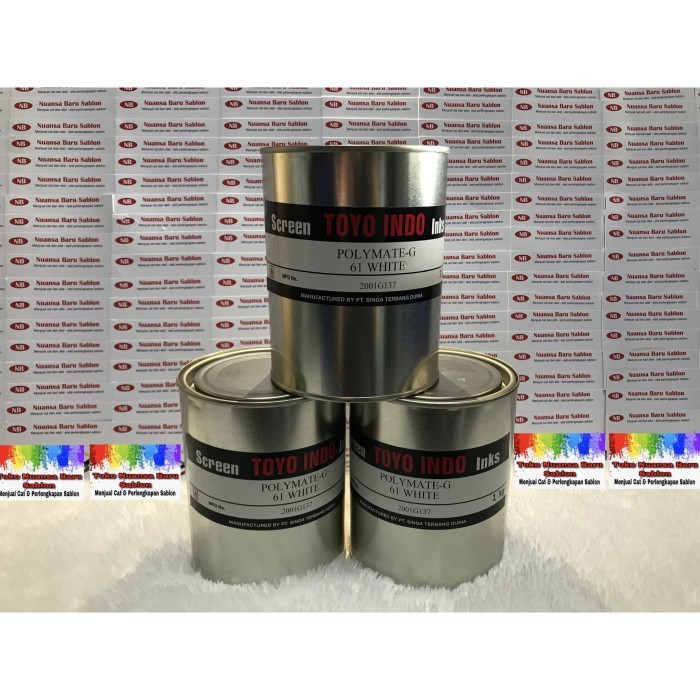 

[Promo]Terjangkau TOYO INDO POLYMATE-G 61 (Cat Sablon Plastik)