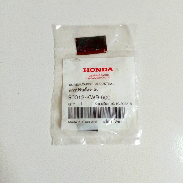 Screw Tappet Adjusting PCX 150 Vario 125 FI eSP Vario 150 eSP ORI AHM 90012KWB600 berkualitas