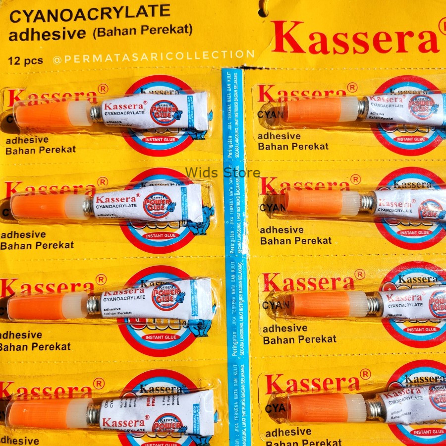 

Lem Super Power Glue original Kassera / Lem Super Serbaguna / Perekat Lem Serbaguna 1 Pcs