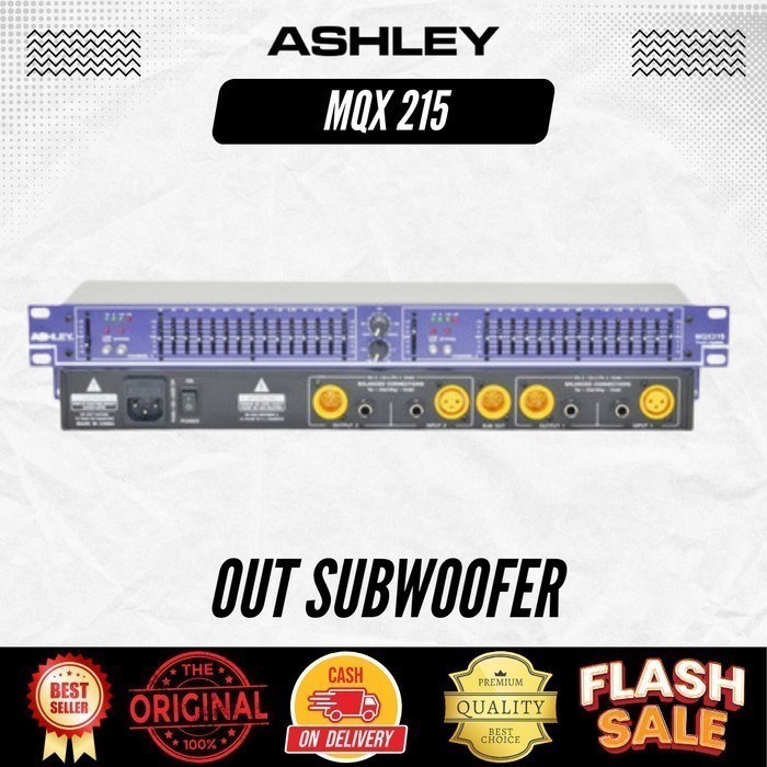 Equalizer Ashley Mqx 215 Out Subwoofer