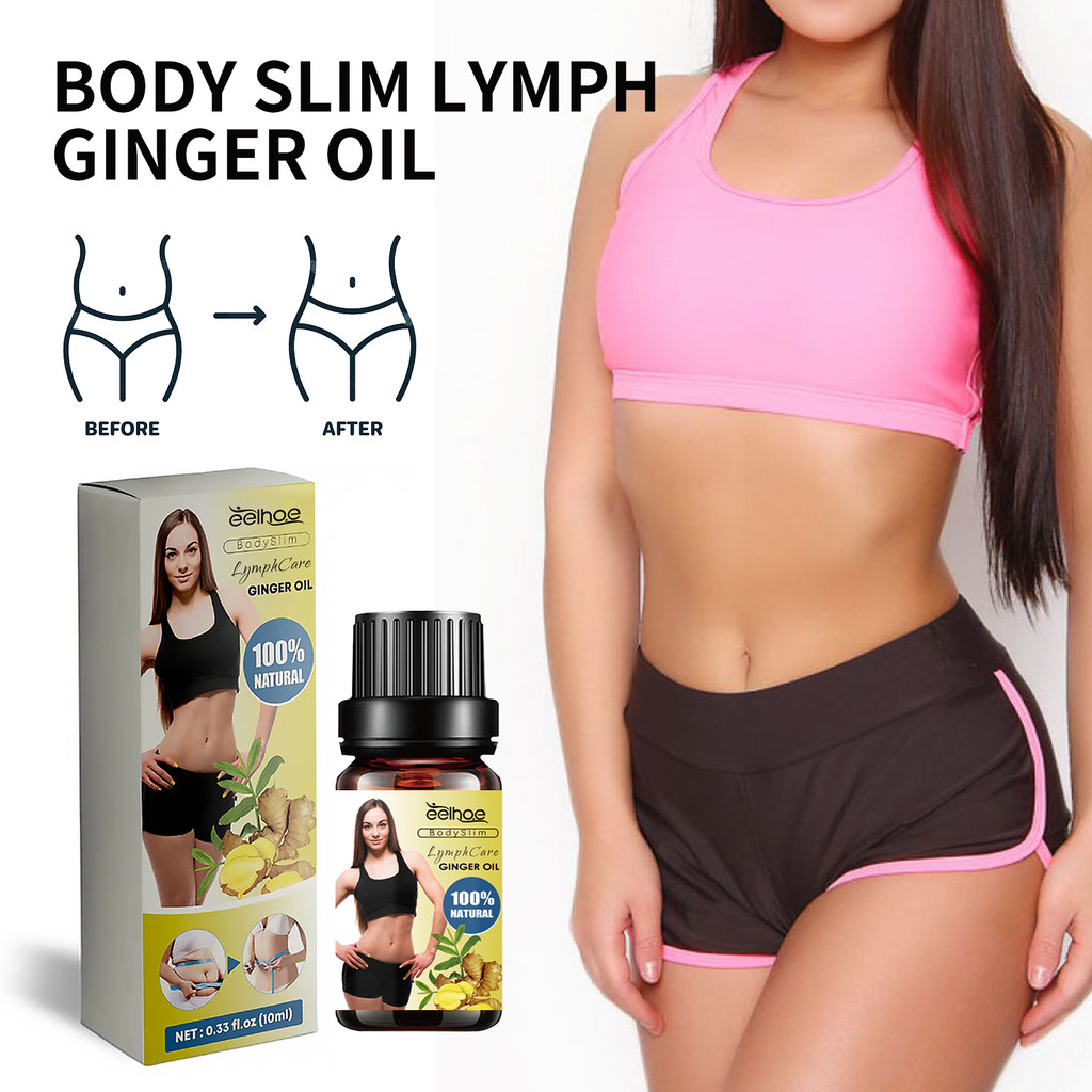 EELHOE Body Slimming Ginger Essential Oil Sculpting Body Slimming Abdominal Tightening Body Firming 