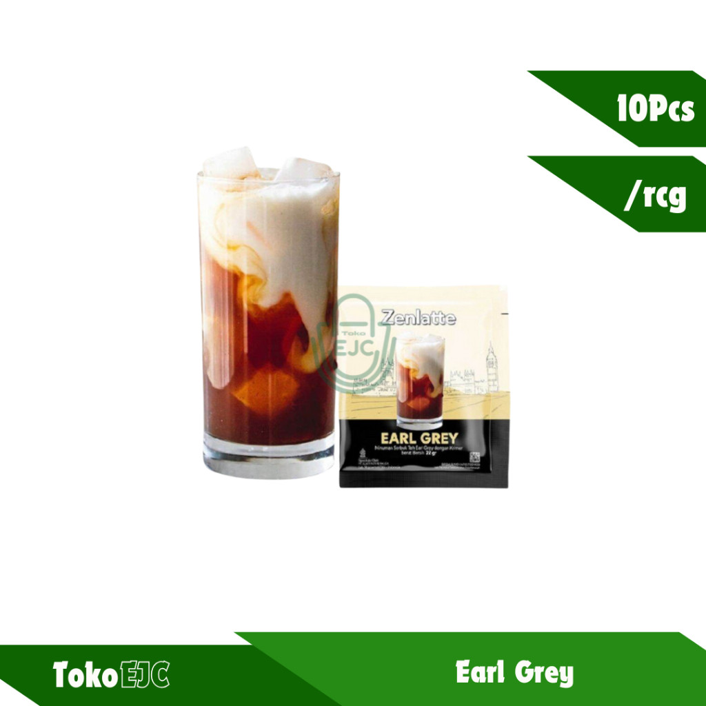

[EJC] Zenlatte earl grey minuman serbuk teh 22gr renceng 10pcs