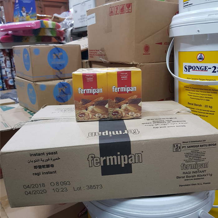 

Ragi Kering Fermipan sachet 1 box isi 4x11gr GROSIR, BISA