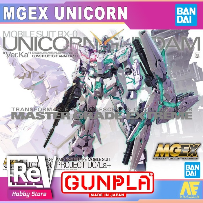MGEX UNICORN GUNDAM MASTER GRADE EXTREME RX-0 1/100