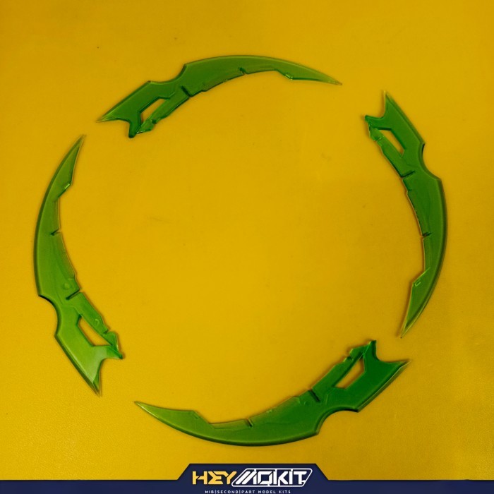 MG 1/100 MNP 04 NEZHA CLEAR PART BACKPACK DHARMA GREEN MOTOR NUCLEAR NOT HG RG BANDAI GUNDAM