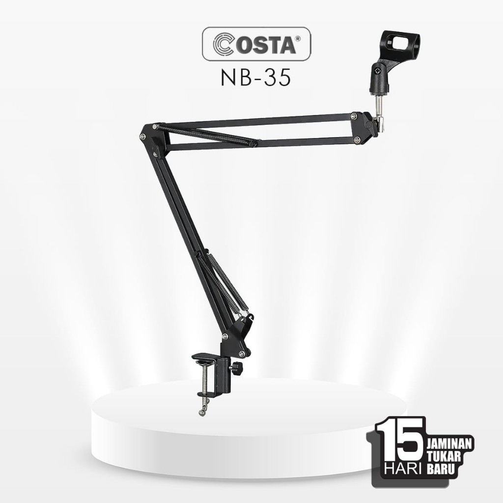 COSTA NB-35 Stand Mic Meja Boom Arm Microphone Suspension Podcast