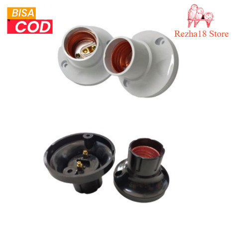 R18Fitting Lampu Tempel Bulat Matsui E27 Fiting Plafon Matsui