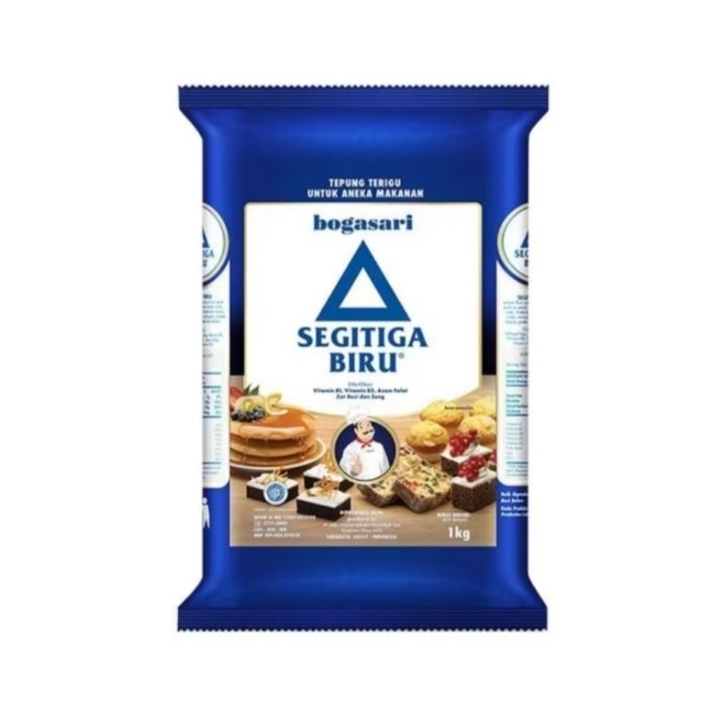 

Terigu Segitiga Biru Premium SATUAN 1kg GRAB GOSEND