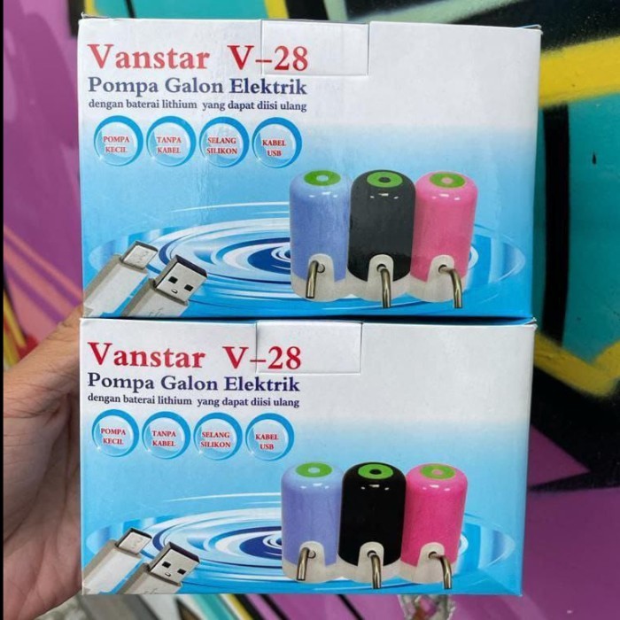 pompa galon Vanstar V-28 / Pompa Galon Elektrik