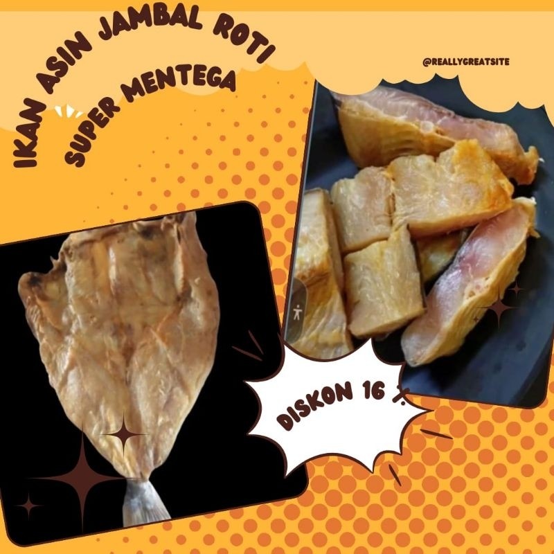 

Ikan Asin Jambal Roti Super Mentega Daging Tanpa Tulang