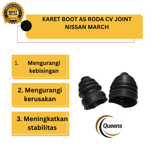 KARET BOOT AS RODA CV JOINT NISSAN MARCH