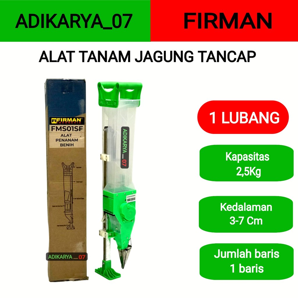 Alat Tanam Benih Jagung Alat Tanam Jagung Alat Tancap Manual 1 LUBANG
