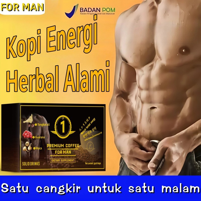 

FORMAN Minuman kopi tahan lama untuk pria Original 20 kantong Suplemen energi pria kopi tahan lama