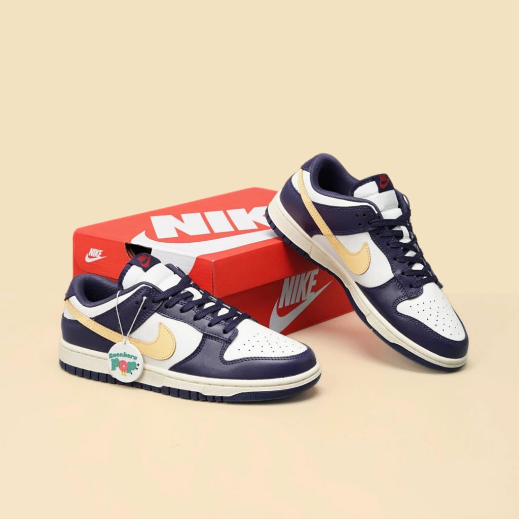 Nike Dunk Low From Nike To You Midnight Navy White Yellow