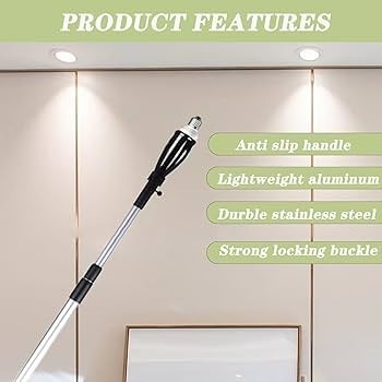 Shoporenku Tongkat Pengganti Lampu Stik Gala Pasang Copot Ganti Bola Bohlam Lampu Kenmaster Km-021