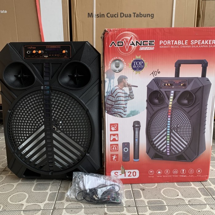 SPEAKER PORTABLE ADVANCE 12" S-120