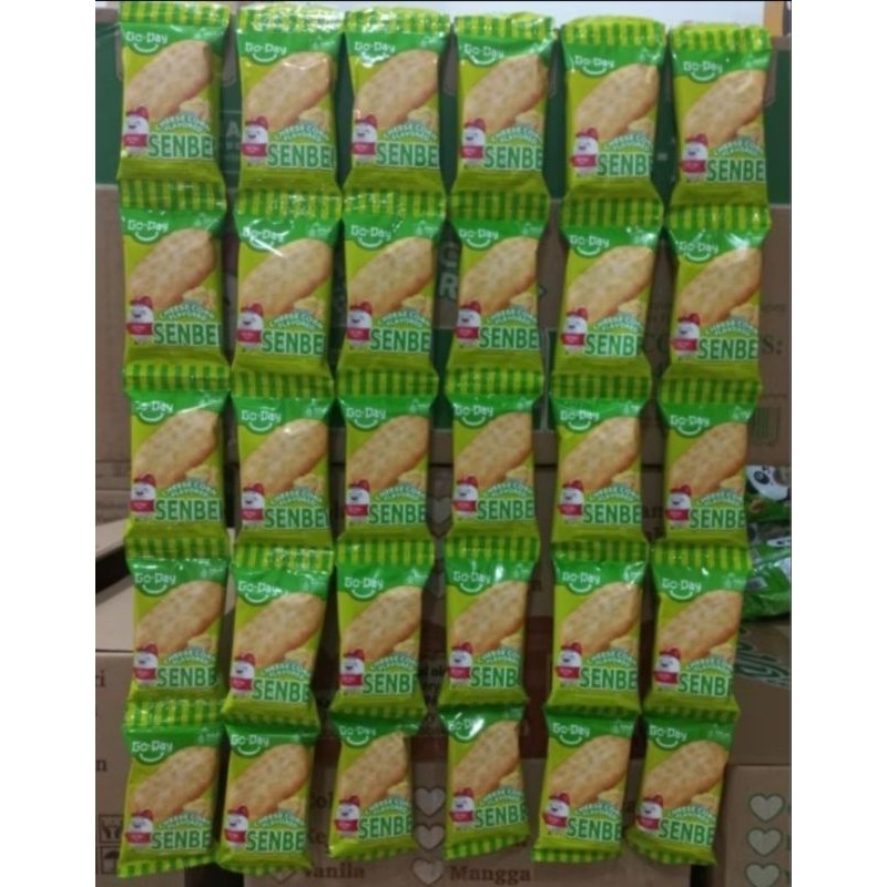 

Go Day Senbei 1pack isi 80pcs